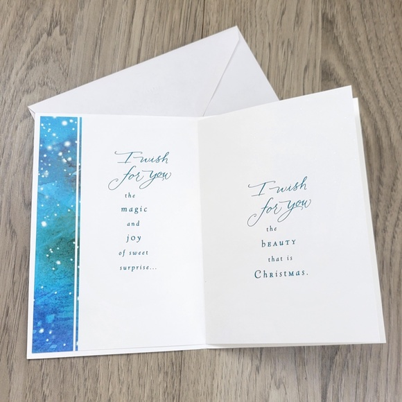 Christmas Holiday Greeting Card for Anyone, Magical Fantasy, Hallmark - Picture 2 of 2